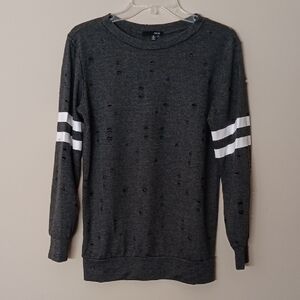 OBOE Distressed Sweatshirt,size S